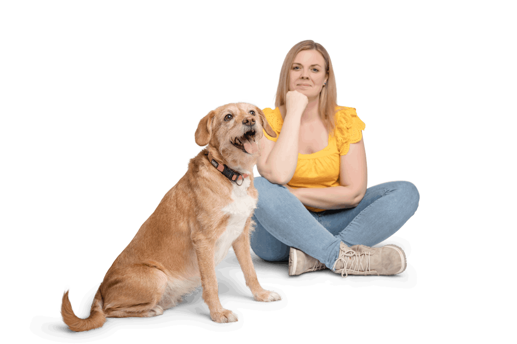 Chantal mit Hund